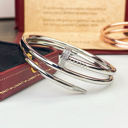 [LUCKY LOVE]JUSTE BRACELET 3.5MM DOUBLE ROW DIAMOND