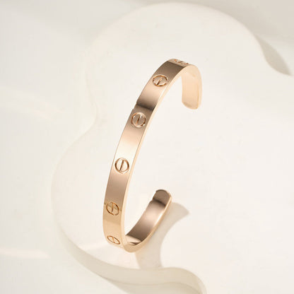[LUCKY LOVE]LOVE BRACELET 6.1MM OPEN CUFF