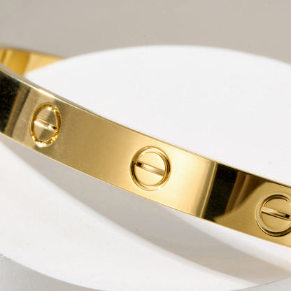 [LUCKY LOVE]LOVE BRACELET 6.1MM OPEN CUFF