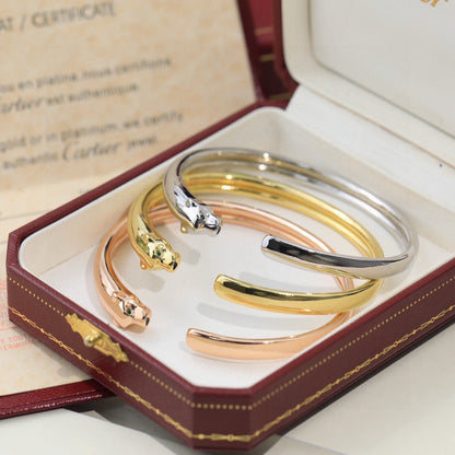 [LUCKY LOVE]PANTHERE OPEN BRACELET