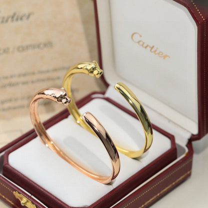 [LUCKY LOVE]PANTHERE OPEN BRACELET