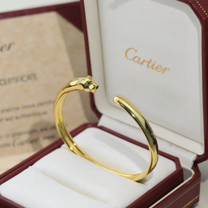 [LUCKY LOVE]PANTHERE OPEN BRACELET
