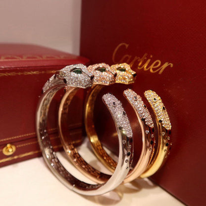 [LUCKY LOVE]PANTHERE BIG BRACELET DIAMONDS