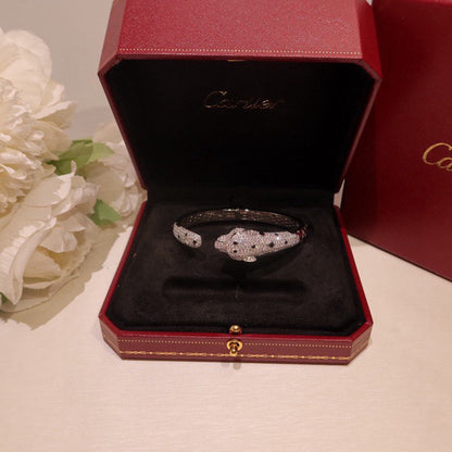 [LUCKY LOVE]PANTHERE BIG BRACELET DIAMONDS