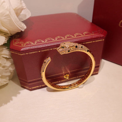 [LUCKY LOVE]PANTHERE BIG BRACELET DIAMONDS