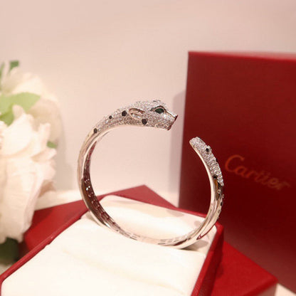 [LUCKY LOVE]PANTHERE BIG BRACELET DIAMONDS