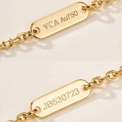 [LUCKY LOVE]FLOWERLACE NECKLACE 5 DIAMONDS