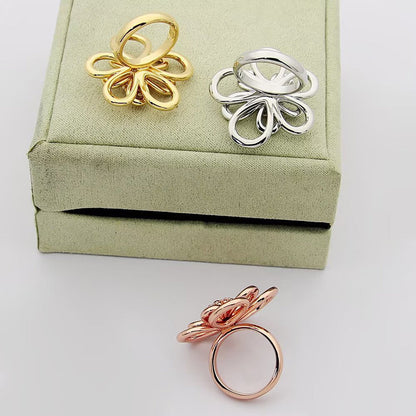[LUCKY LOVE] FLOWERLACE RING 5 DIAMONDS