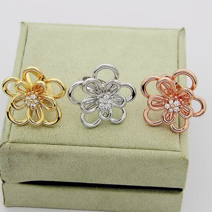 [LUCKY LOVE] FLOWERLACE RING 5 DIAMONDS