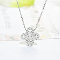 [LUCKY LOVE]LOOP NECKLACE FULL MOTIF DIAMOND 16MM MULTIPLE COLORS