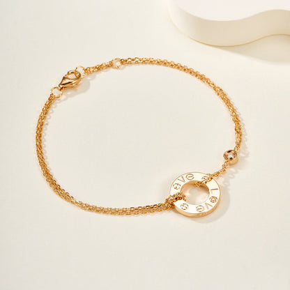 [LUCKY LOVE]LOVE BRACELET 2 DIAMOND