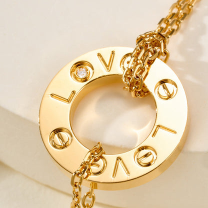 [LUCKY LOVE]LOVE BRACELET 2 DIAMOND