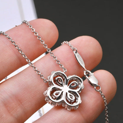 [LUCKY LOVE]LOOP NECKLACE FULL MOTIF DIAMOND 16MM MULTIPLE COLORS