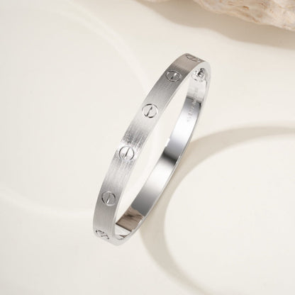 [LUCKY LOVE]LOVE BRACELET 6.1MM BRUSHED