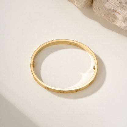 [LUCKY LOVE]LOVE BRACELET 6.1MM BRUSHED
