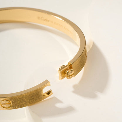 [LUCKY LOVE]LOVE BRACELET 6.1MM BRUSHED