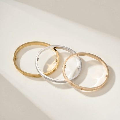[LUCKY LOVE]LOVE BRACELET 6.1MM BRUSHED