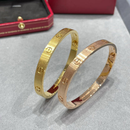 [LUCKY LOVE]LOVE BRACELET 6.1MM BRUSHED