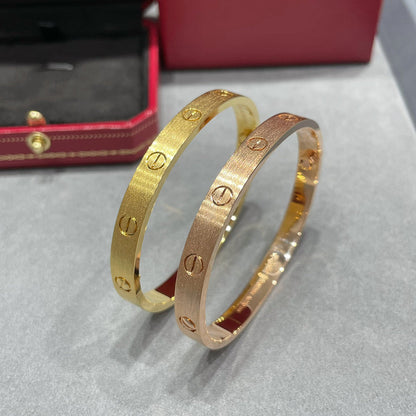 [LUCKY LOVE]LOVE BRACELET 6.1MM BRUSHED