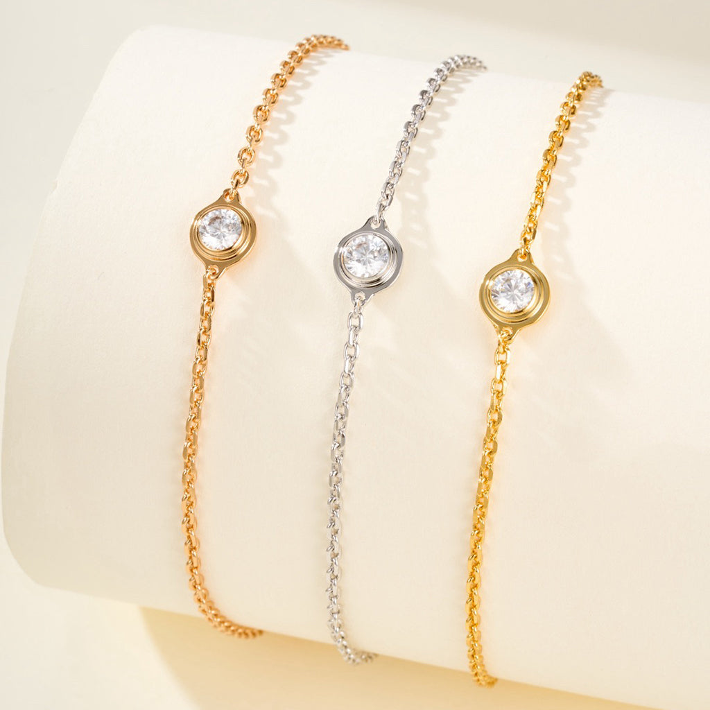 [LUCKY LOVE]DAMOUR BRACELET 1 DIAMOND