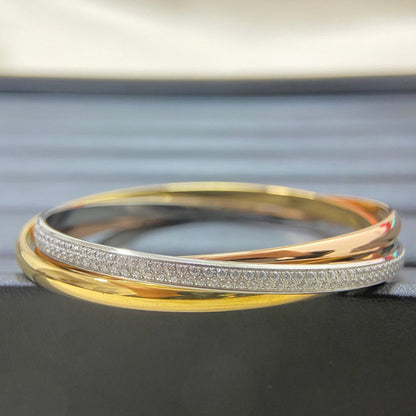 [LUCKY LOVE]TRINITY 2.8MM SMALL BRACELET