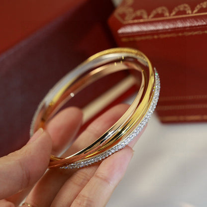 [LUCKY LOVE]TRINITY 2.8MM SMALL BRACELET