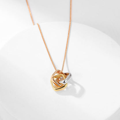 [LUCKY LOVE]TRINITY CUSHION NECKLACE COLLECTION