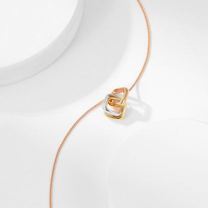 [LUCKY LOVE]TRINITY CUSHION NECKLACE COLLECTION