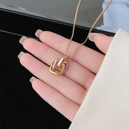 [LUCKY LOVE]TRINITY CUSHION NECKLACE COLLECTION