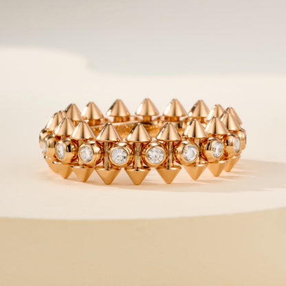 [LUCKY LOVE]CLASH 6.8MM DIAMOND MEDIUM RING