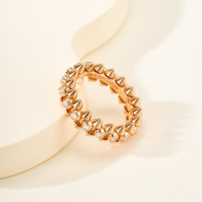 [LUCKY LOVE]CLASH 6.8MM DIAMOND MEDIUM RING