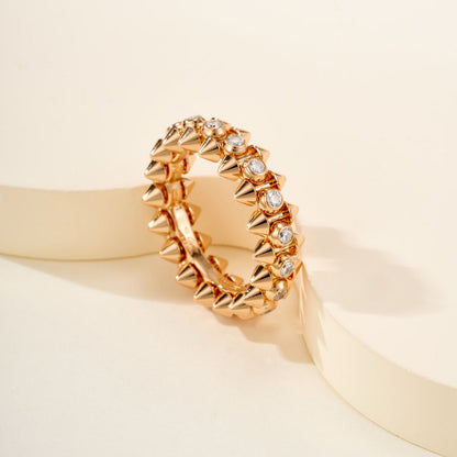 [LUCKY LOVE]CLASH 6.8MM DIAMOND MEDIUM RING