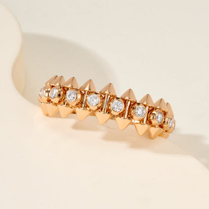 [LUCKY LOVE]CLASH 6.8MM DIAMOND MEDIUM RING