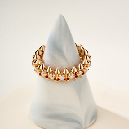[LUCKY LOVE]CLASH 6.8MM DIAMOND MEDIUM RING