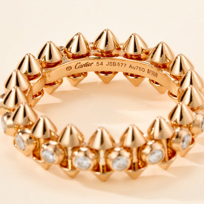 [LUCKY LOVE]CLASH 6.8MM DIAMOND MEDIUM RING