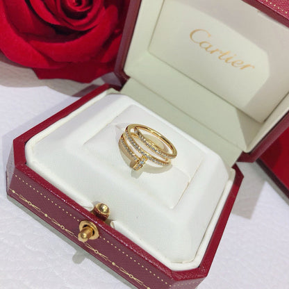 [LUCKY LOVE]JUSTE RING 4.8MM FULL DIAMOND