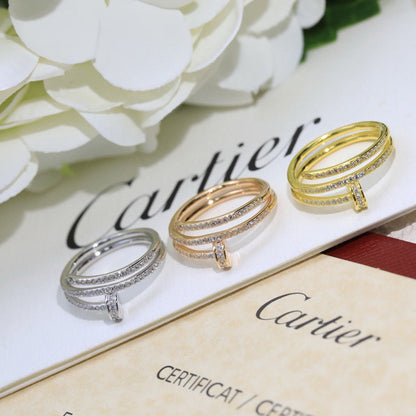 [LUCKY LOVE]JUSTE RING 4.8MM FULL DIAMOND