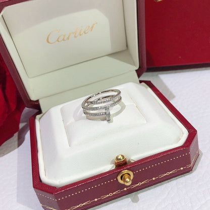 [LUCKY LOVE]JUSTE RING 4.8MM FULL DIAMOND