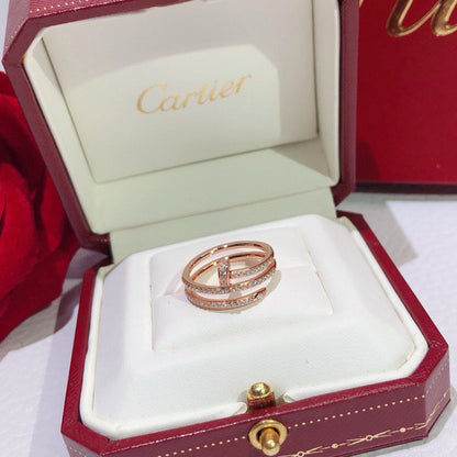 [LUCKY LOVE]JUSTE RING 4.8MM FULL DIAMOND
