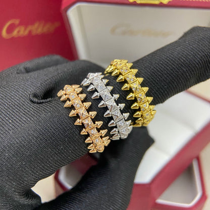 [LUCKY LOVE]CLASH 6.4MM SMALL FULL DIAMOND RING