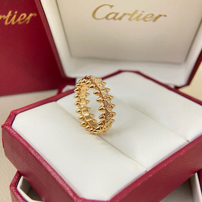 [LUCKY LOVE]CLASH 6.4MM SMALL FULL DIAMOND RING