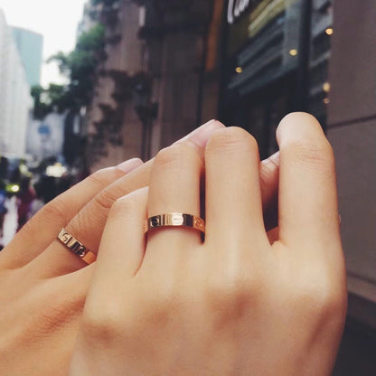 [LUCKY LOVE]LOVE RING 3.6 MM NO DIAMOND