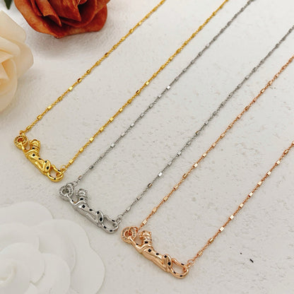 [LUCKY LOVE]PANTHERE FULL DIAMOND NECKLACE