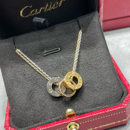 [LUCKY LOVE]LOVE 6 DIAMOND PENDANT NECKLACE