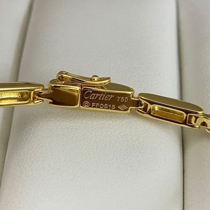 [LUCKY LOVE]PANTHERE HALF DIAMOND ON CHAIN BRACELET
