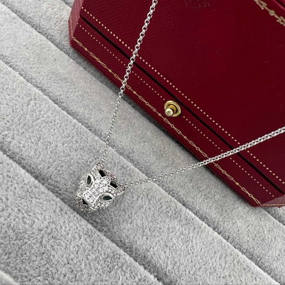 [LUCKY LOVE]PANTHERE FULL DIAMOND NECKLACE