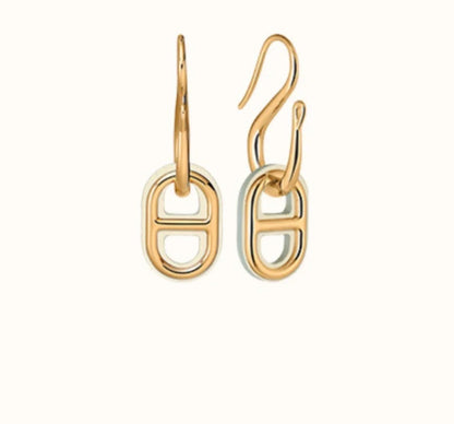 [LUCKY LOVE]HM O'MAILLON GOLD EARRINGS