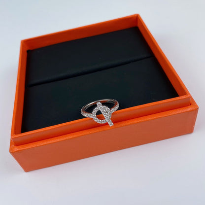 [LUCKY LOVE]ECHAPPEE RING SILVER DIAMOND