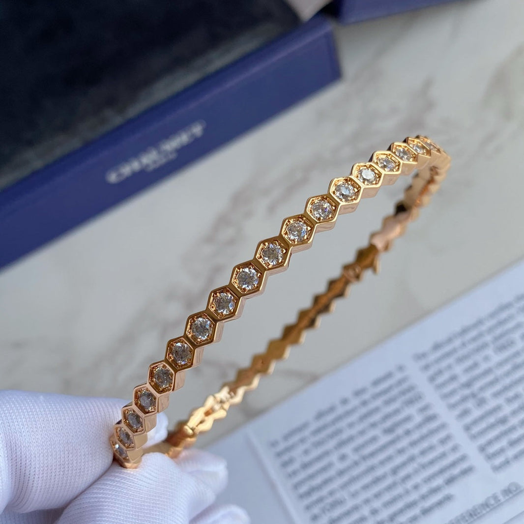 [LUCKY LOVE]BEE LOVE GOLD BRACELET FULL DIAMOND
