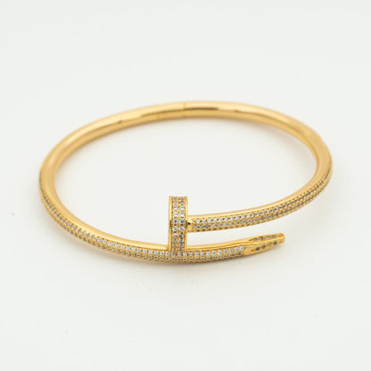 [LUCKY LOVE]JUSTE BRACELET 3.5MM ALL DIAMONDS